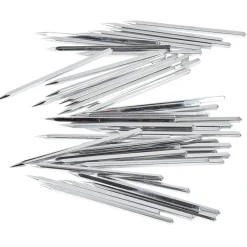 Pic apéritif argenté x50