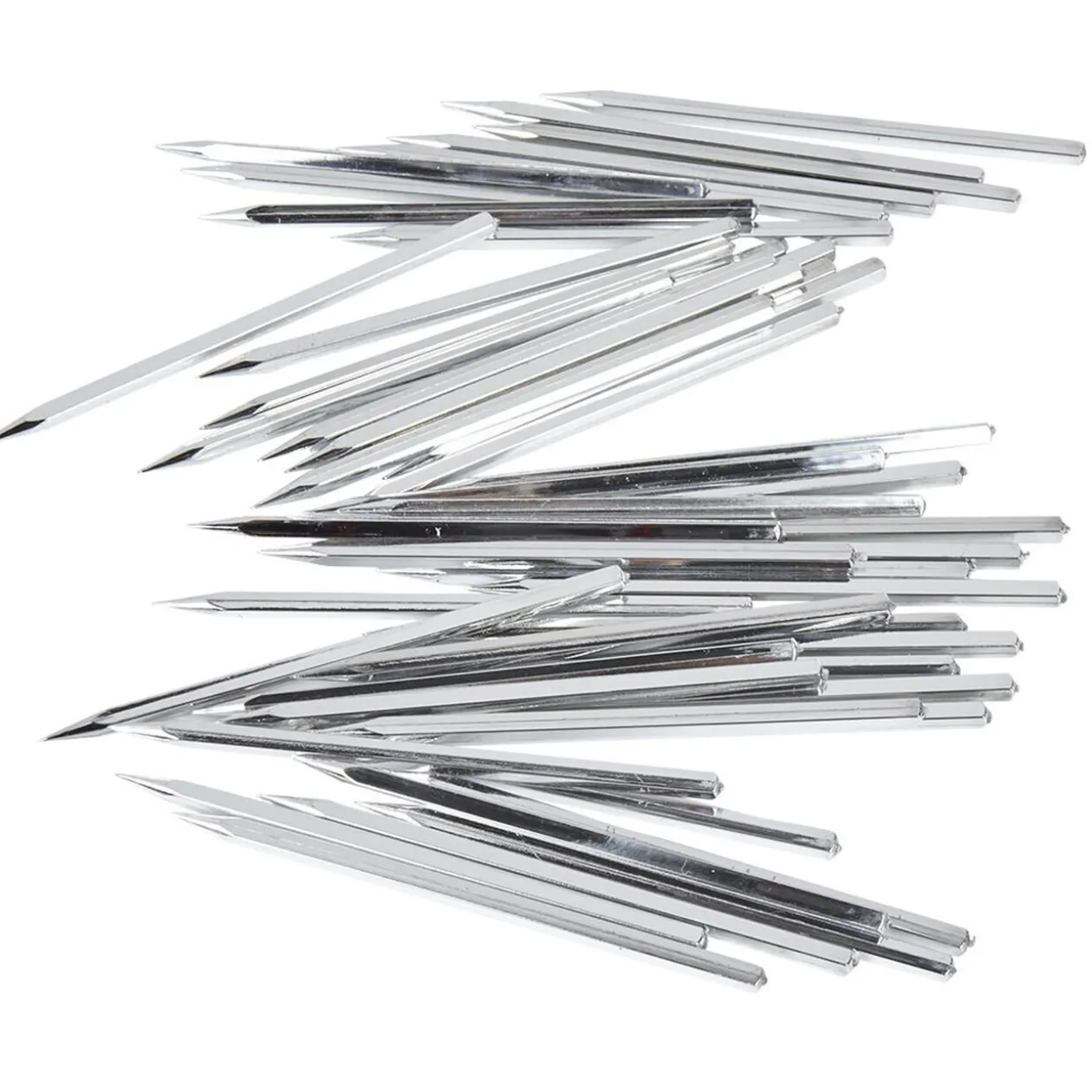 Pic apéritif argenté x50