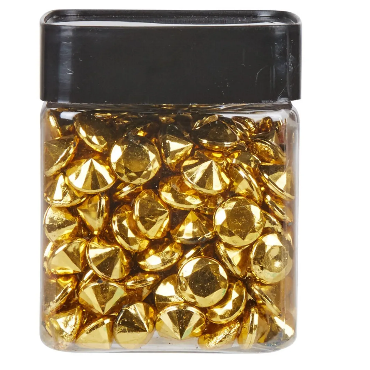 Pierres décoratives imitation diamant doré