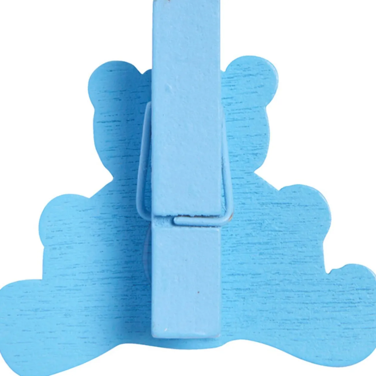 Pince ardoise ourson bleu x6