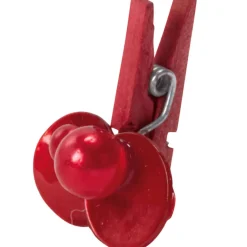 Pince coquillage rouge bordeaux x6