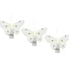 Pince papillon ivoire x3