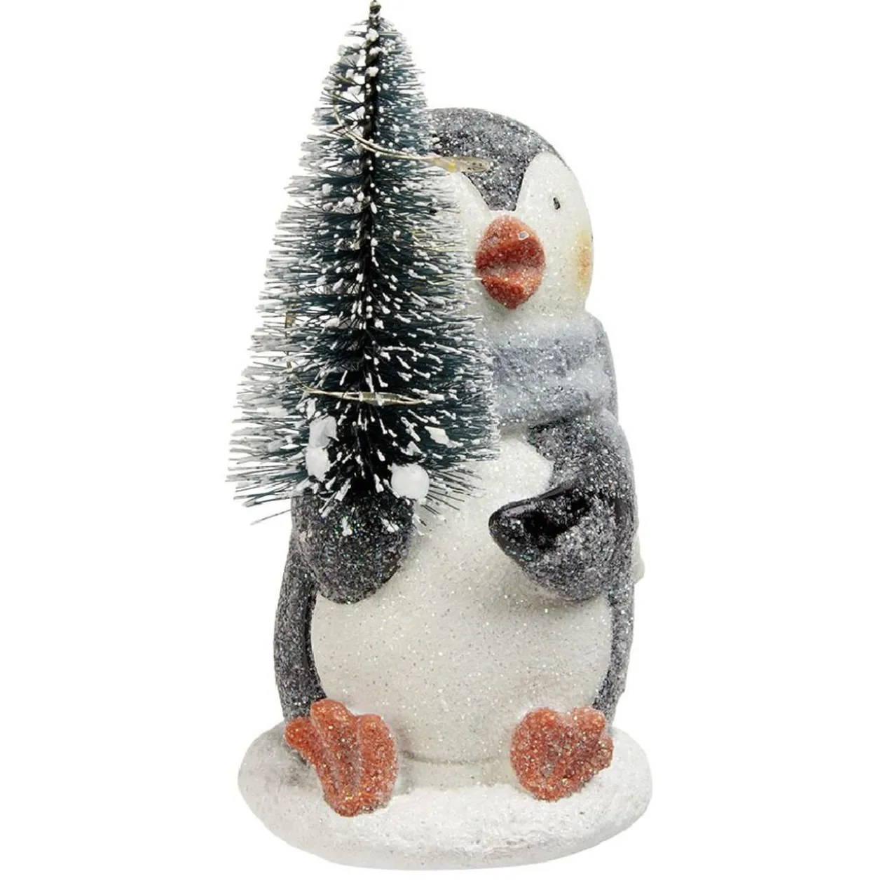 Pingouin et sapin de Noël lumineux