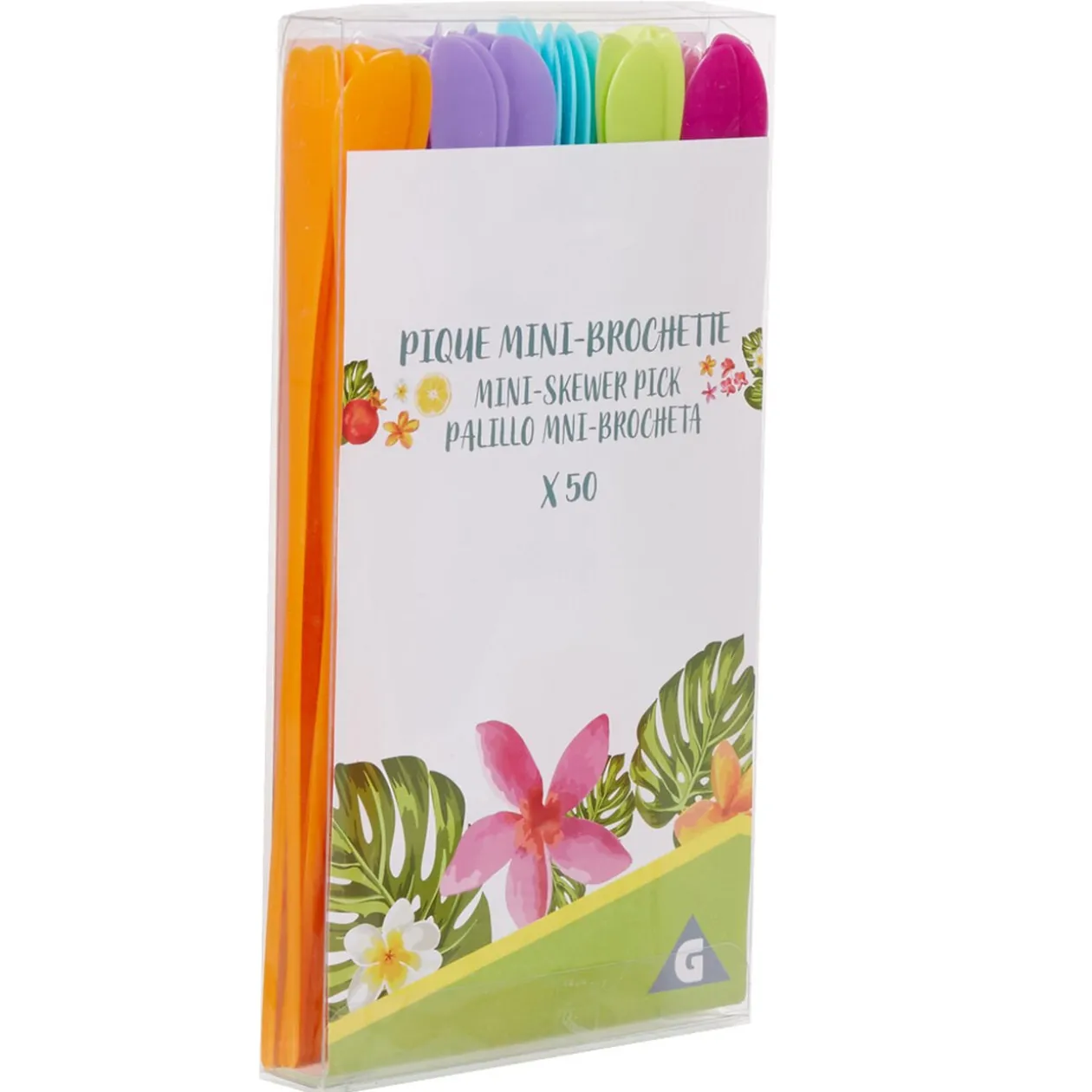 Pique brochette plastique X 50