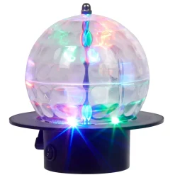 Plafonnier disco prisme LED multicolore