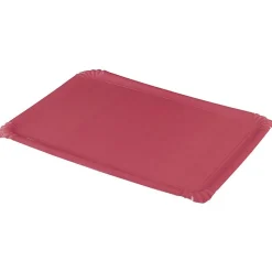 Plateau en carton rose fuchsia x10