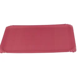 Plateau en carton rose fuchsia x10