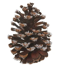 Pomme de pin de Noël à suspendre marron