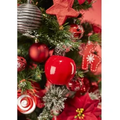 Pomme rouge à suspendre déco Noël