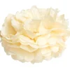 Pompon en papier ivoire x3