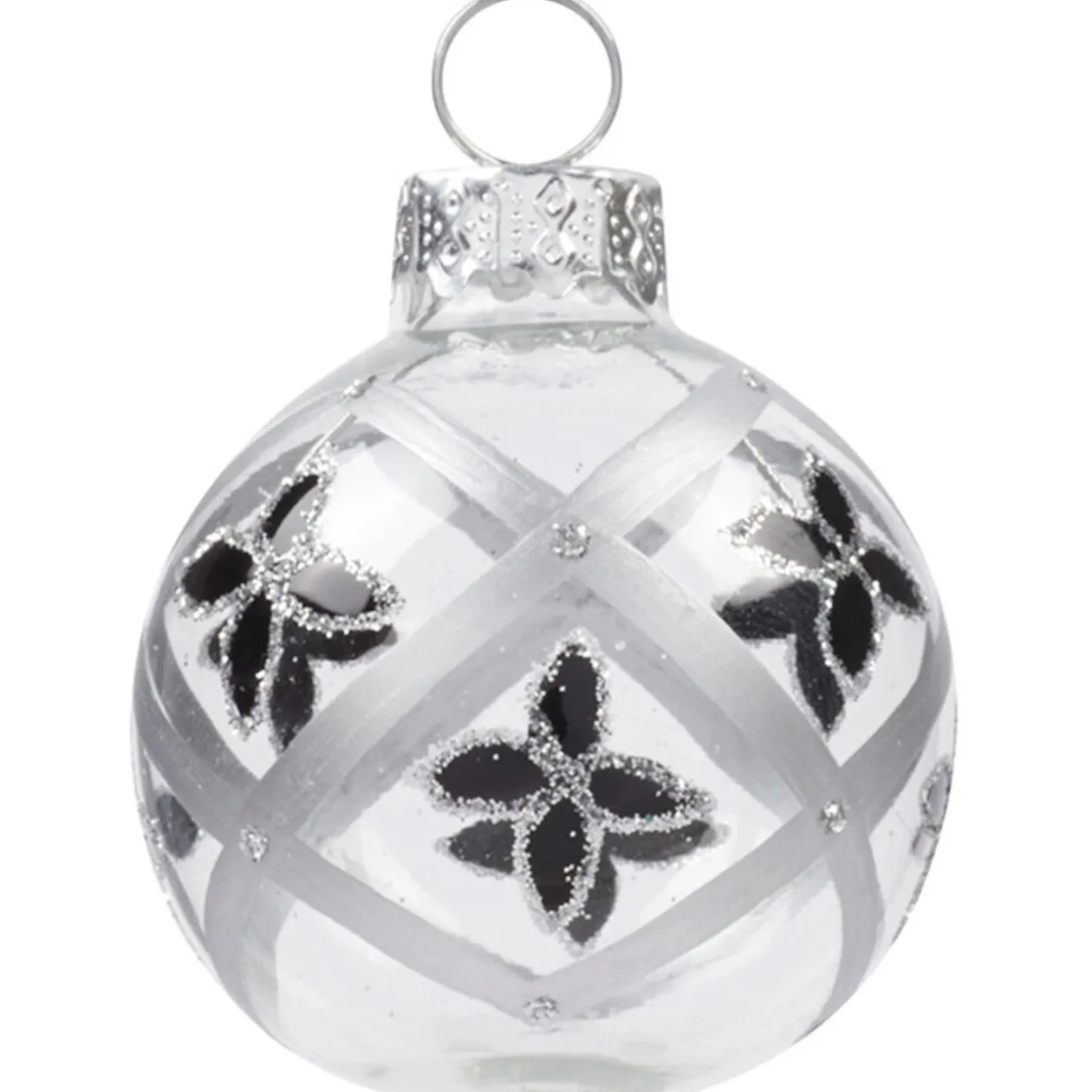 Porte nom transparent argenté x6