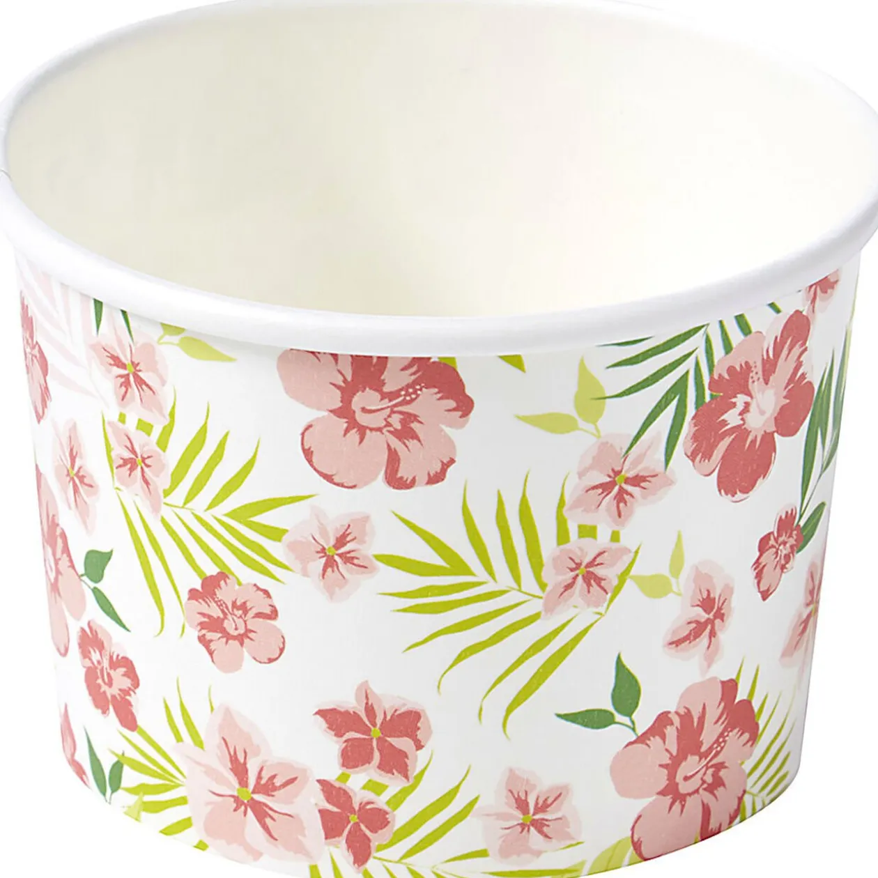 Pot à glace thème tropique x 4