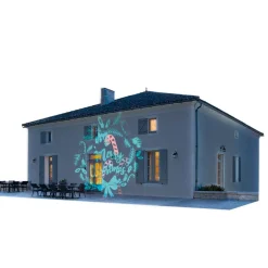 Projecteur de Noël Extérieur à led lumière animée et fixe