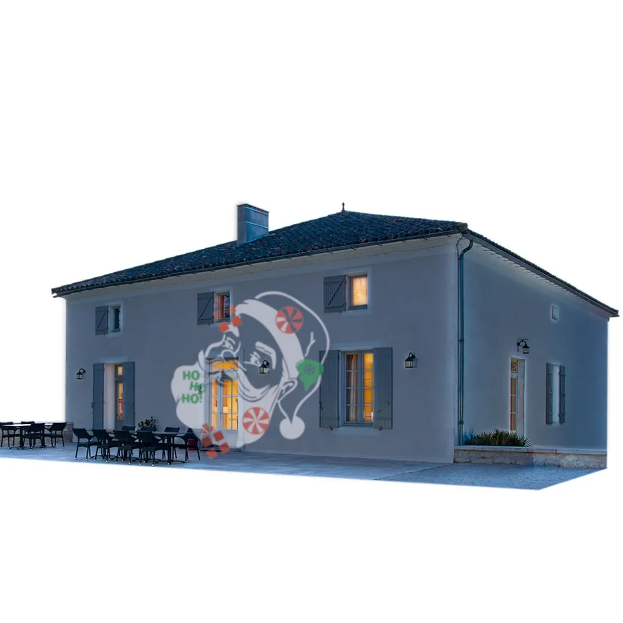 Projecteur de Noël Extérieur à led lumière animée et fixe