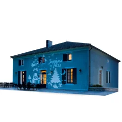 Projecteur extérieur LED solaire Noël motifs animés