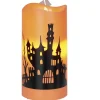 Projecteur Halloween bougie 4 LED pour intérieur