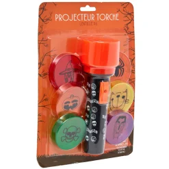 Projecteur lampe torche 6 lentilles Halloween