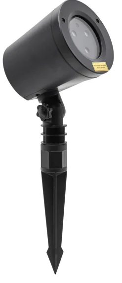 Projecteur laser animé ou fixe motifs Père Noël et points