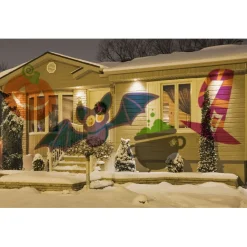 Projecteur LED animé 3 fêtes Halloween Noël et nouvel an