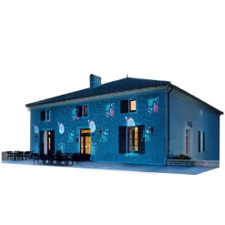 Projecteur led et laser extérieur 4 LED