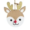 Renne à suspendre en bois "Mon 1er Noël" H11,5cm