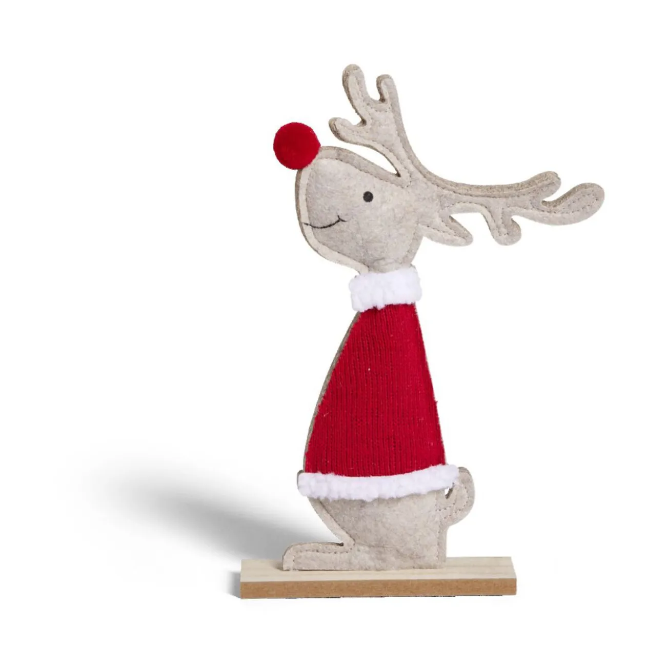Renne en feutrine à poser H28cm - 2 modèles