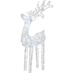 Renne lumineux blanc Noël