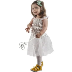 Robe de princesse x3 blanc rose clair et fuchsia