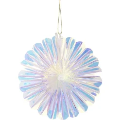 Rosace effet iridescent à suspendre Ø16cm