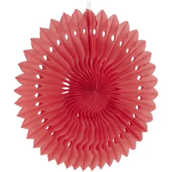 Rosace rose à suspendre