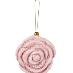 Rose de Noël à suspendre