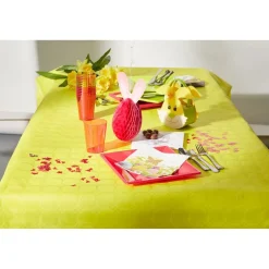 Rouleau nappe papier vert kiwi