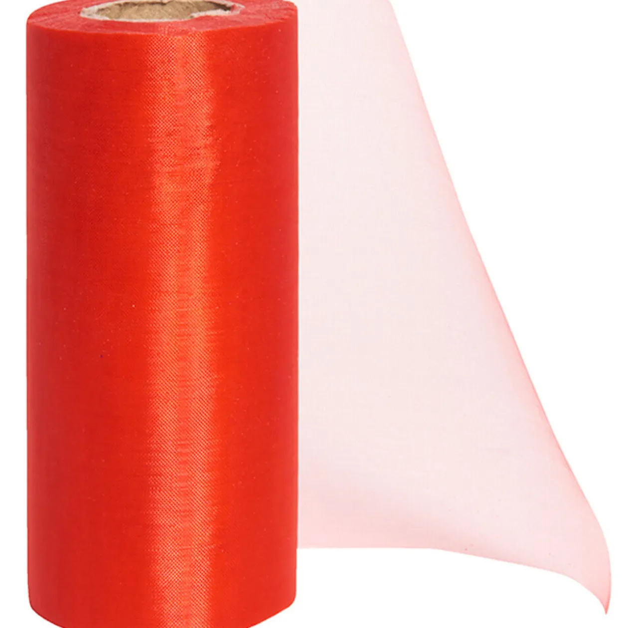Rouleau organza rouge 25 m