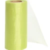 Rouleau organza vert anis 25 m