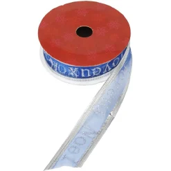 Rubans 4 couleurs pour cadeaux de Noël 2,75 m x24