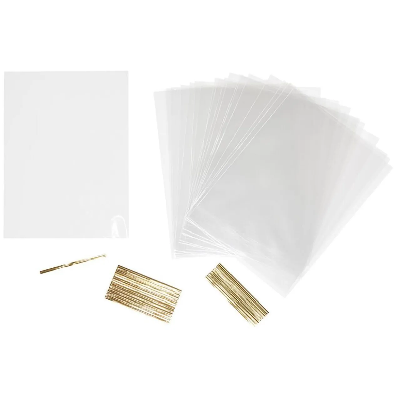 Sac à bonbons pochette transparente x20 avec lien