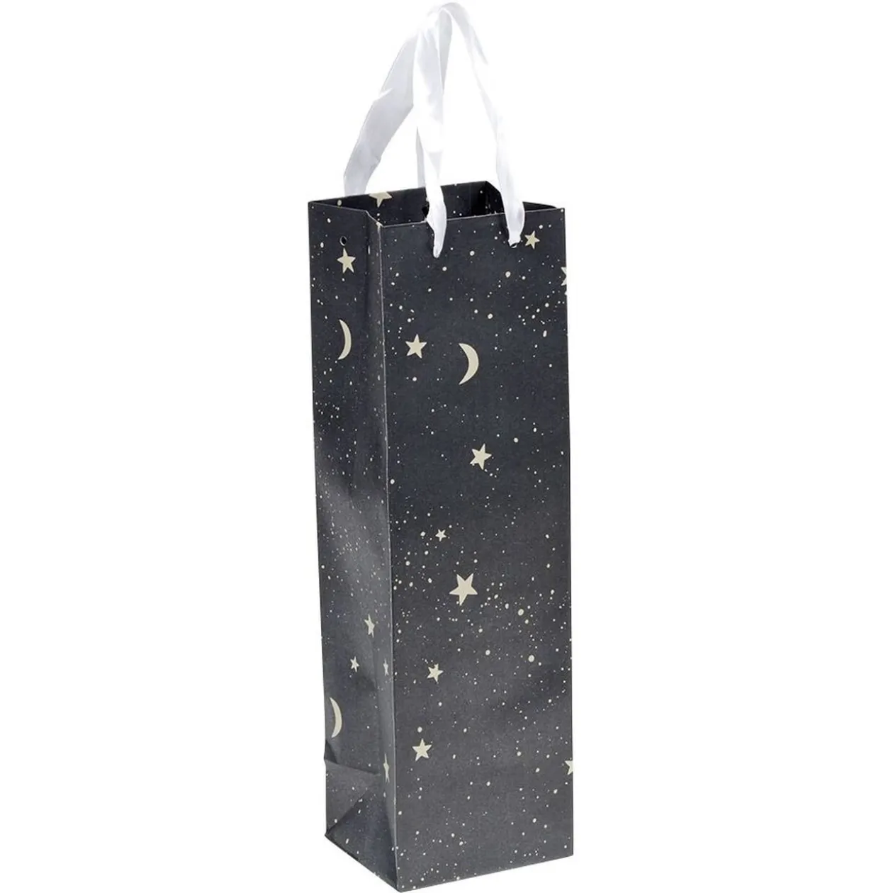 Sac à bouteille Noël doré