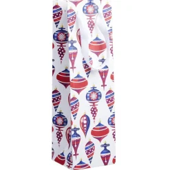 Sac à bouteille Noël motif traditionnel