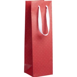 Sac à bouteille Noël motif traditionnel