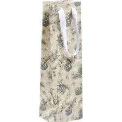 Sac à bouteille Noël motif nature