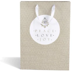 Sac à cadeau grand format or ou noir