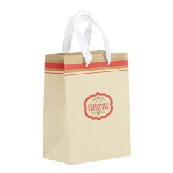 Sac cadeau Merry Christmas petit modèle