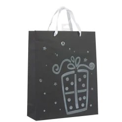 Sac cadeau motif boîte cadeau modèle moyen