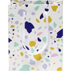 Sac cadeau motif terazzo