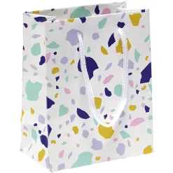 Sac cadeau motif terazzo