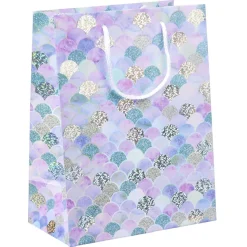 Sac cadeau motif tropical