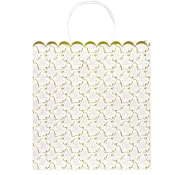 Sac cadeau motifs dorés 26x41cm