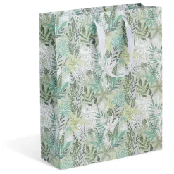 Sac cadeau moyen format, jardin hiver, papier