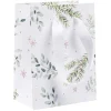 Sac cadeau Noël design jardin d'hiver L10,8x14,6 cm