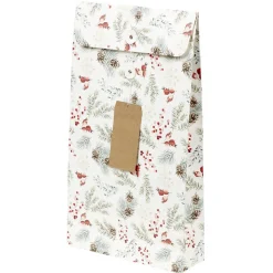 Sac cadeau Noël design Naturel